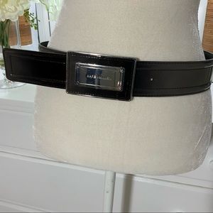 Karen Millen two tone grey & black belt